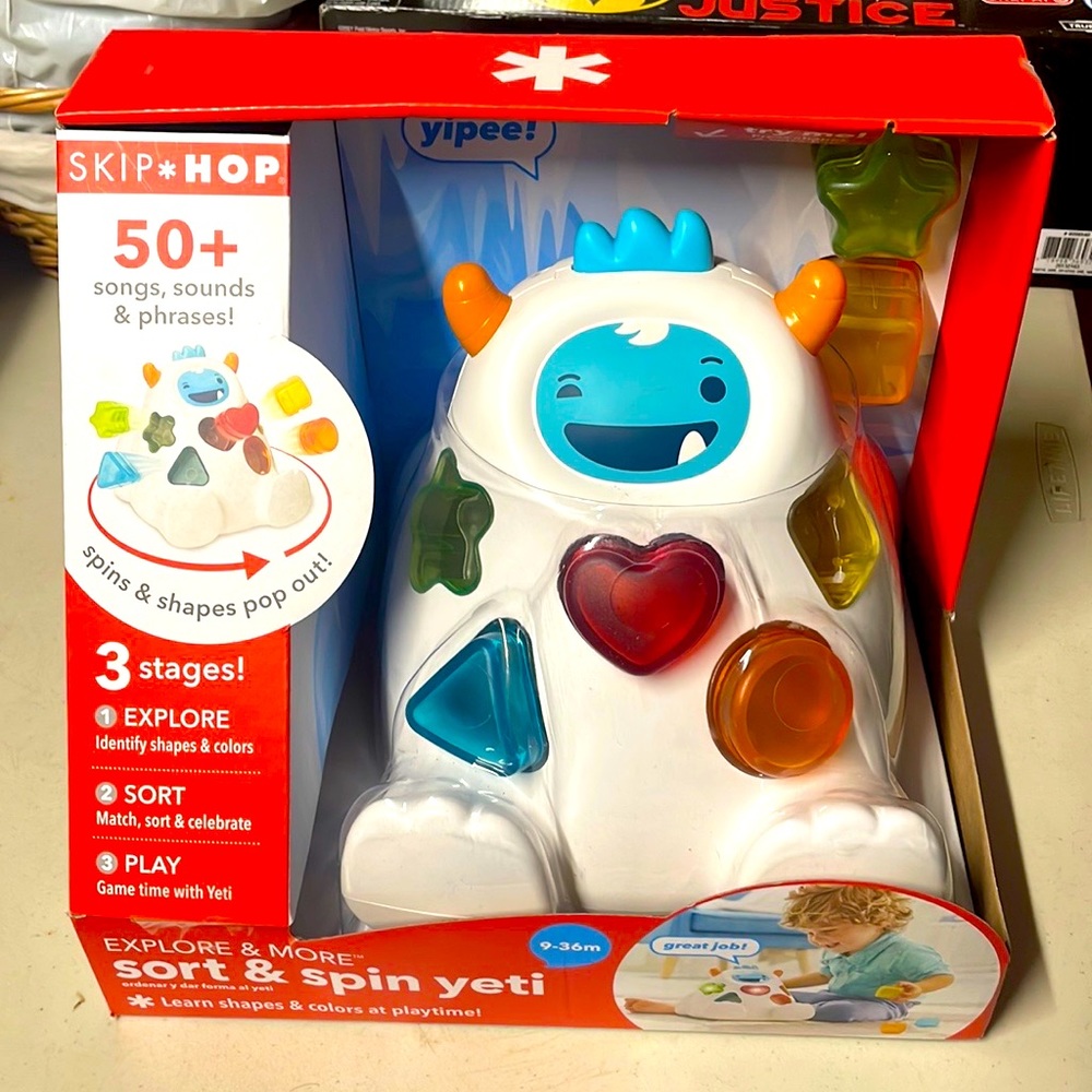 Skip hop Explore and More yeti toy